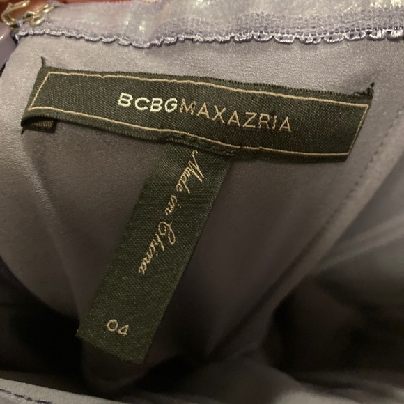 BCBG Purple Strapless Cocktail Dress size 4 - Picture 4 of 4